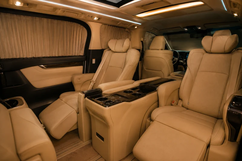 Toyota Alphard interior luxury van Thailand