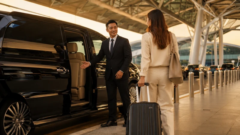 Airport transfer Thailand private van with driver