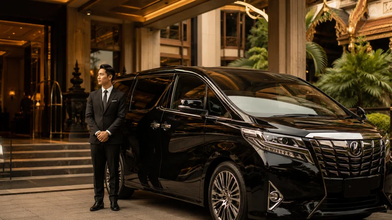 Hotel transfer Bangkok van with driver