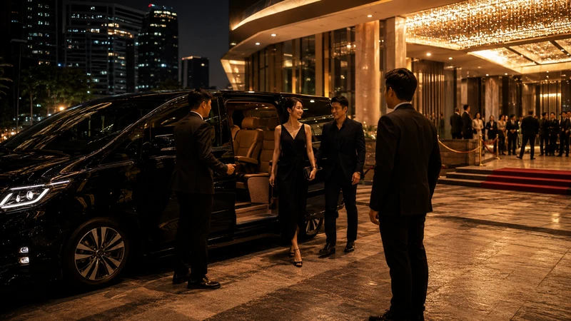 Business meeting transport Bangkok private driver