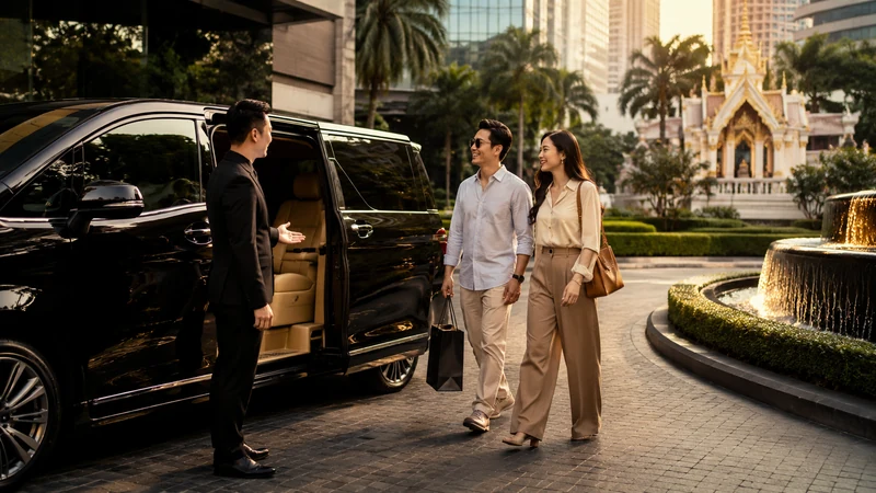 Daily charter with driver in Bangkok private van