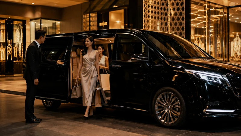 Event transport Bangkok private van with driver