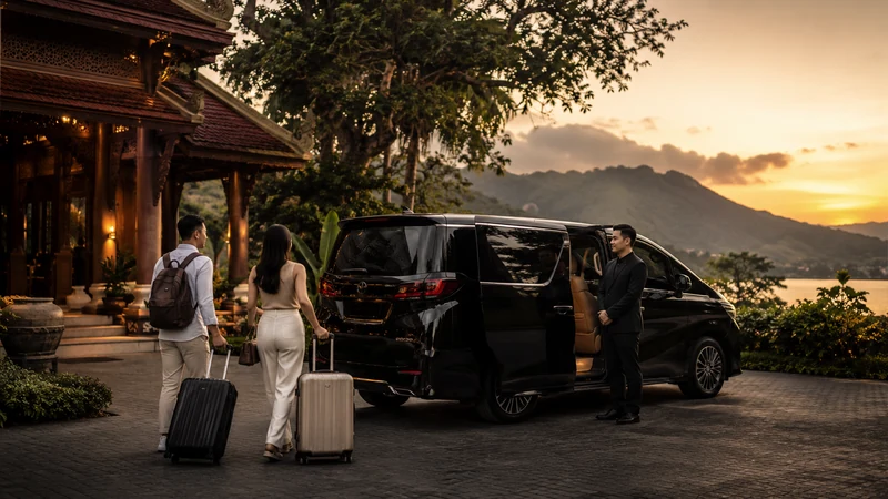 Multi day private driver Thailand luxury van